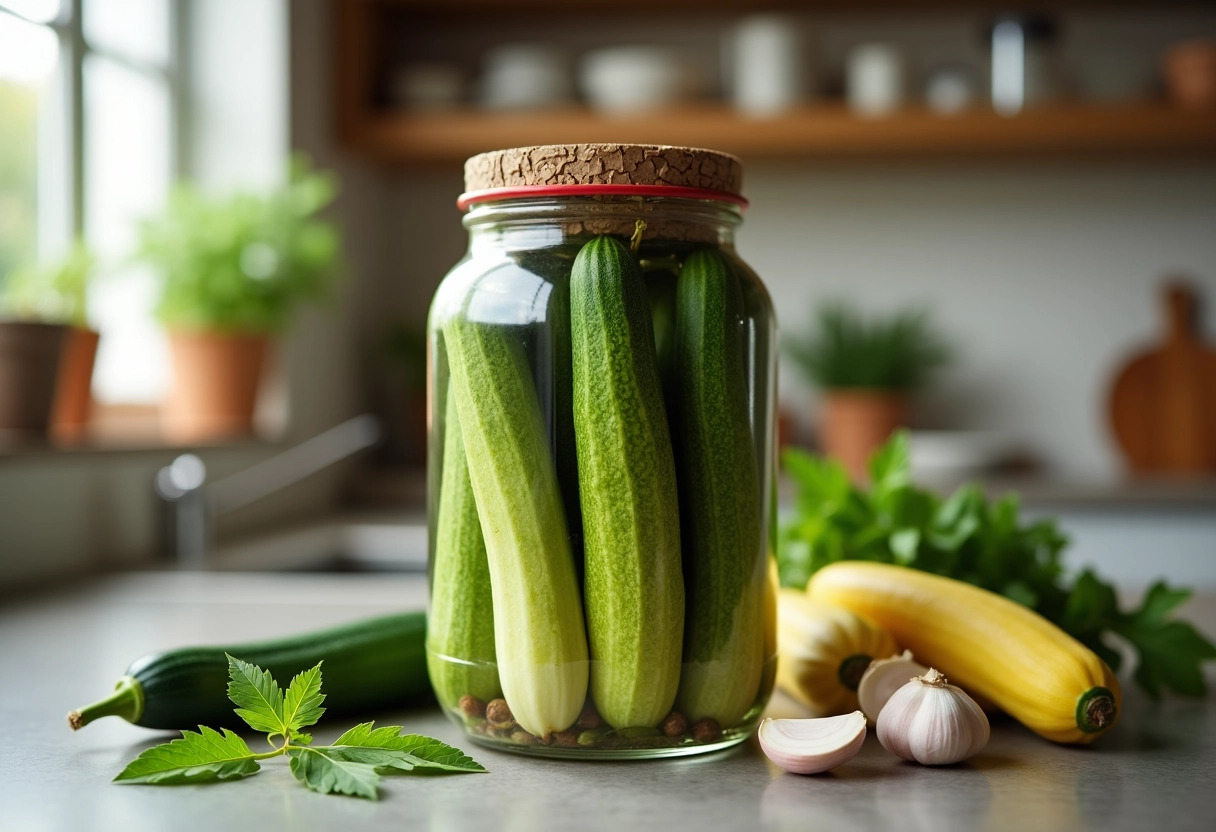 courgettes conservées